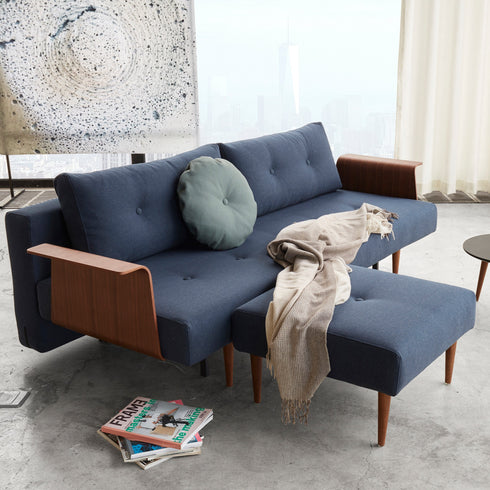 Recast Plus Stool Legs / Dark Wood H 38